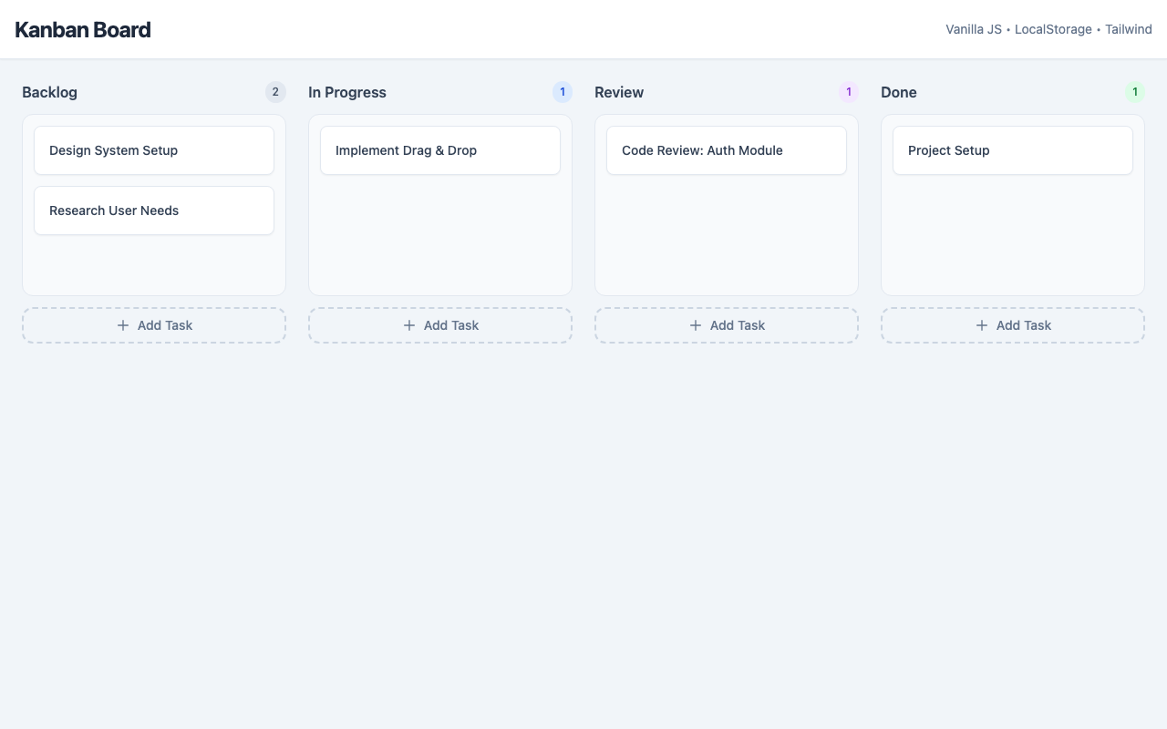 Screenshot der gerenderten App